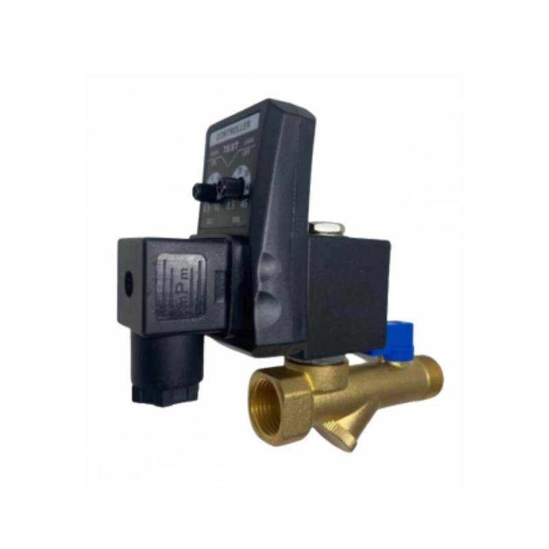 Válvula Purgadora Solenoide 1/2″ com Temporizador Eletrônico, Filtro Y e Registro